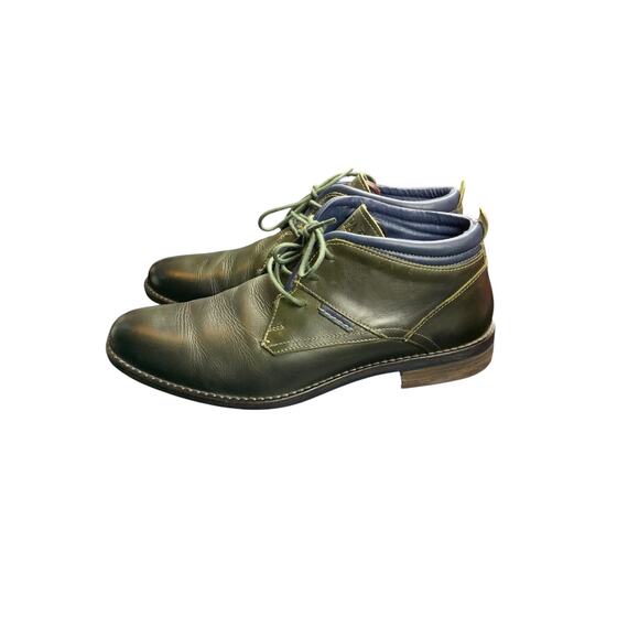 Parc City Boot Co Olive Green Ombré Leather Chukka Boots Mens US 9 Business Cas main image 9